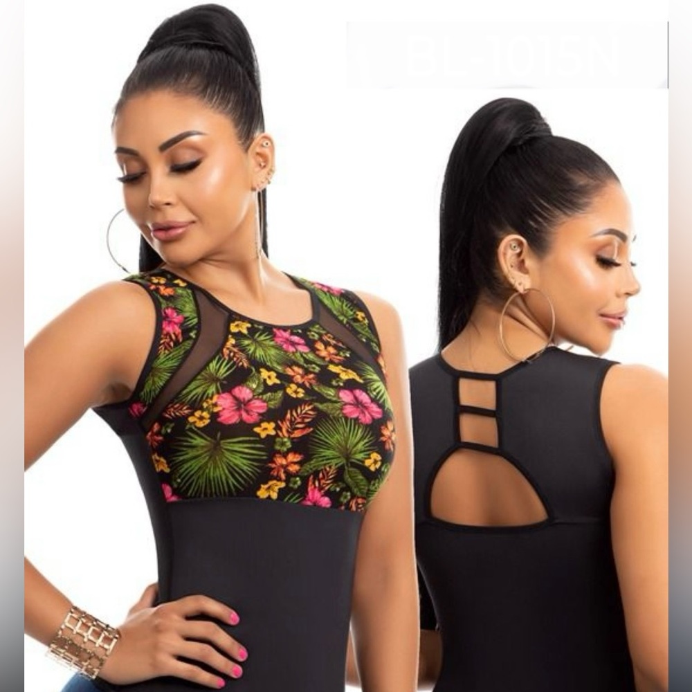 Colombian Style Black Shapewear Top Elegance and Style